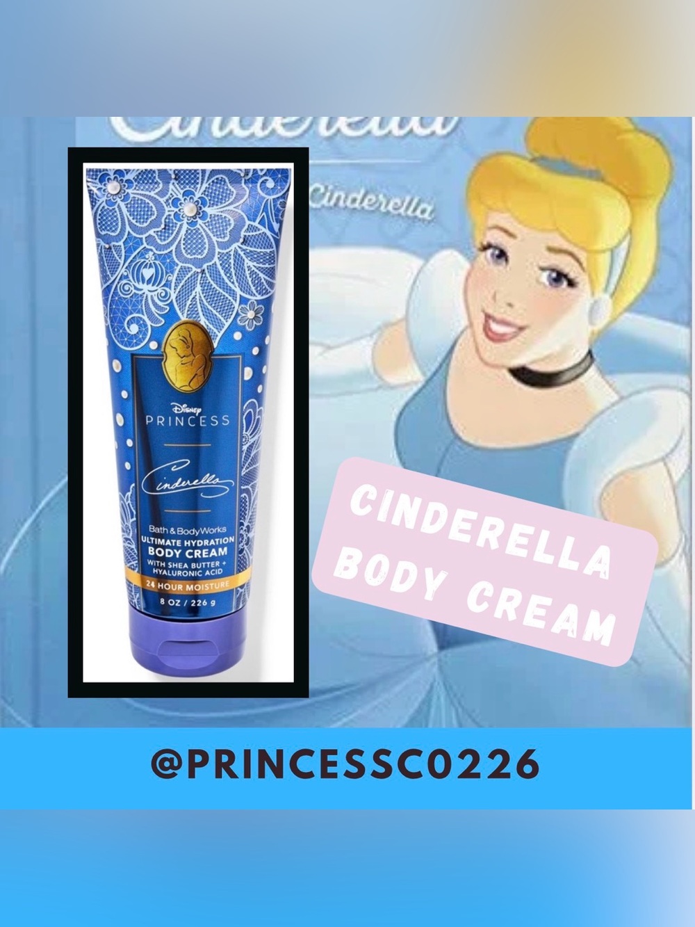 NWT: Disney Princess Limited Edition Cinderella Bath and Body Works 1 Item